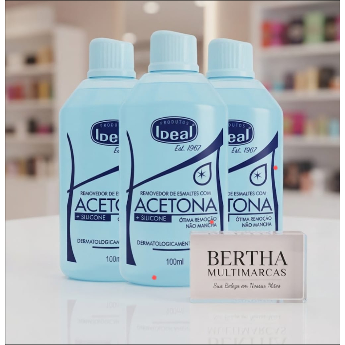 Removedor de Esmalte com Acetona Ideal + Silicone - 100ml — imagem 2 de 2