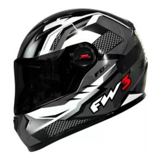 CAPACETE FW3 GTN FOX VARIAS CORES EXCLUSIVO SUPER OFERTA + VISEIRA CRISTAL