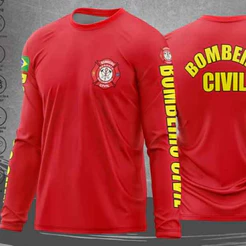 Camiseta Sniper Bombeiro Civil Longa Dry Fit UV