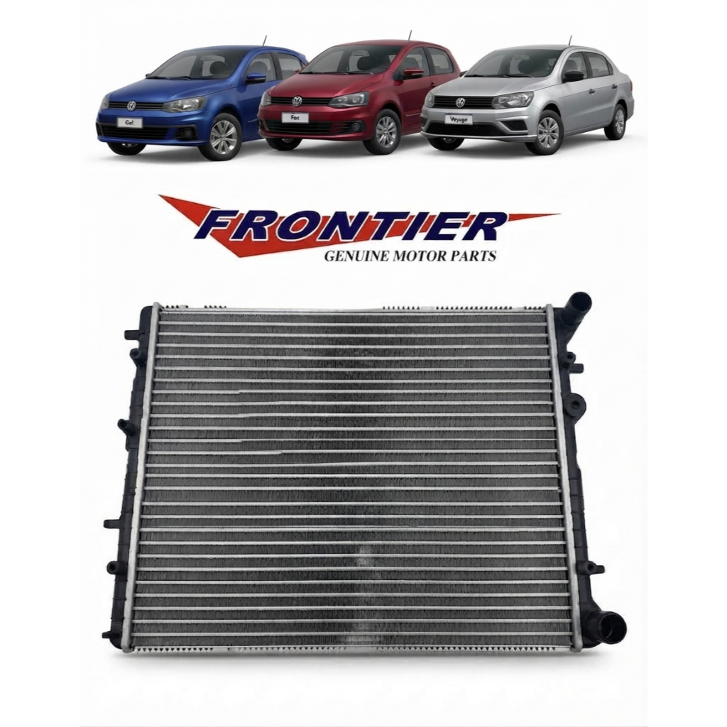 Radiador Expandido Gol Voyage Saveiro Fox Polo Com Ar Frontier 76735