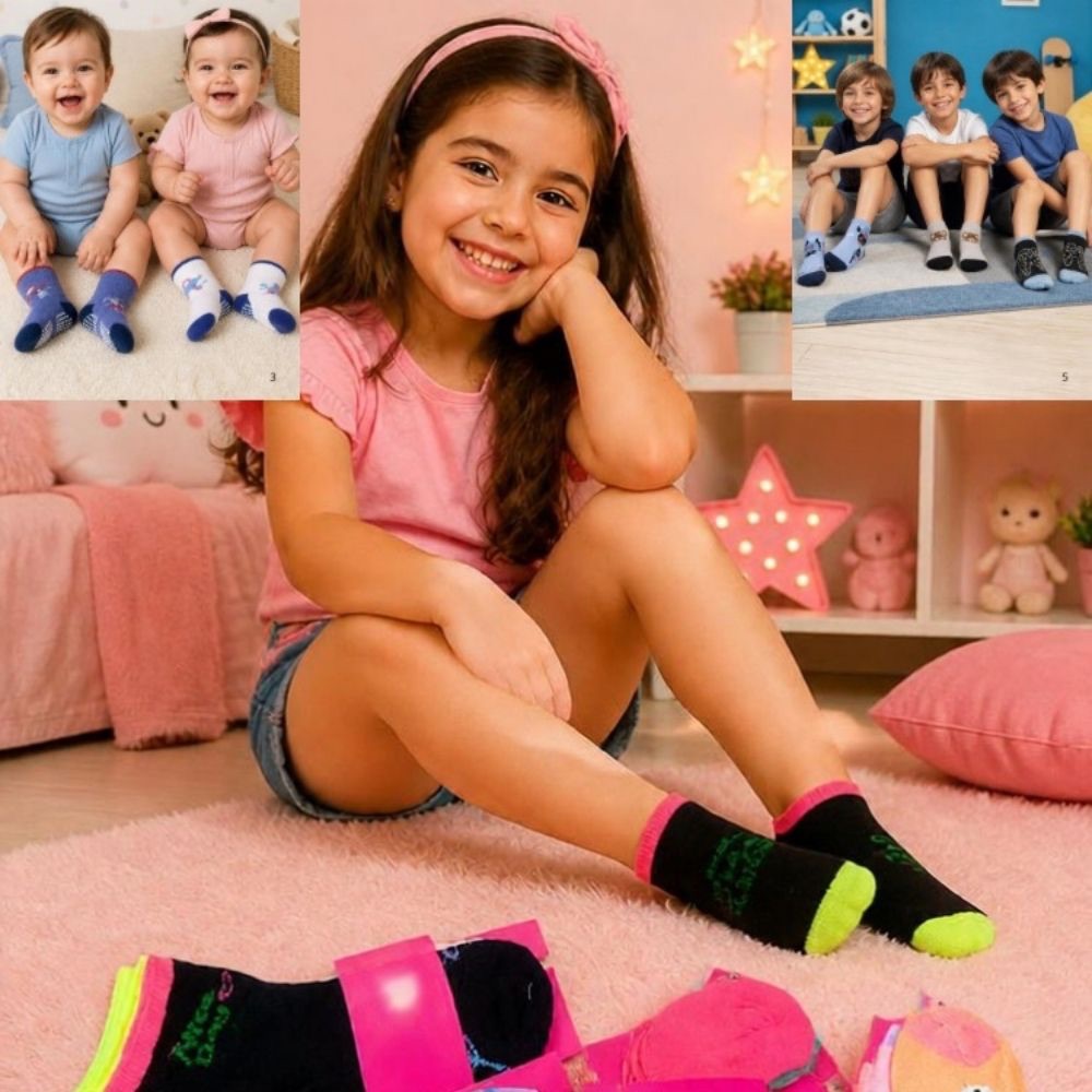 Kit-6-meia-infantil-menino-menina-algodão-confortável-bebê(0-24-meses-antiderrapante).