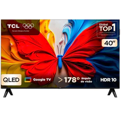 Smart TV TCL 40 Polegadas QLED 40S5K Full HD Google TV HDR10 Dolby Audio Wi Fi Bluetooth