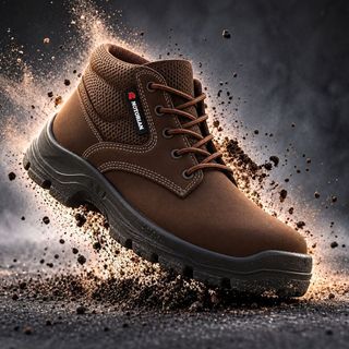 Bota Coturno de Segurança Masculino Bracol Sola de Borracha Costurada Colarinho colmeia Confort