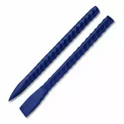 Kit Ponteiro e talhadeira 5/8x12 mm 30cm de ferro vergalhão para construção civil e obras