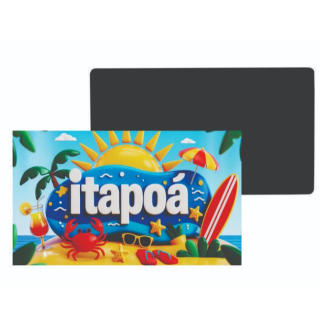 IMÃ DE GELADEIRA SUBLIMADO ITAPOA