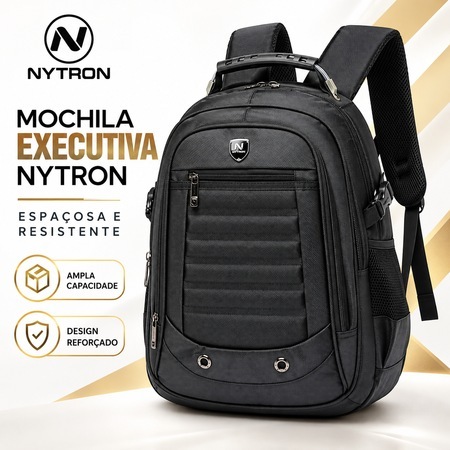 Mochila Executiva Nytron Faculdade Trabalho Espaçosa Resistente
