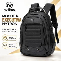 Mochila Executiva Nytron Faculdade Trabalho Espaçosa Resistente