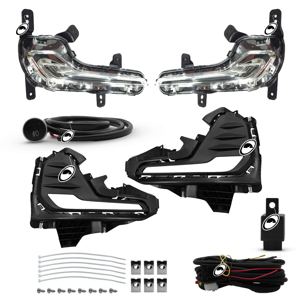 Kit Led DRL Chevrolet Onix Hatch e Sedan Plus 2020 2021 2022