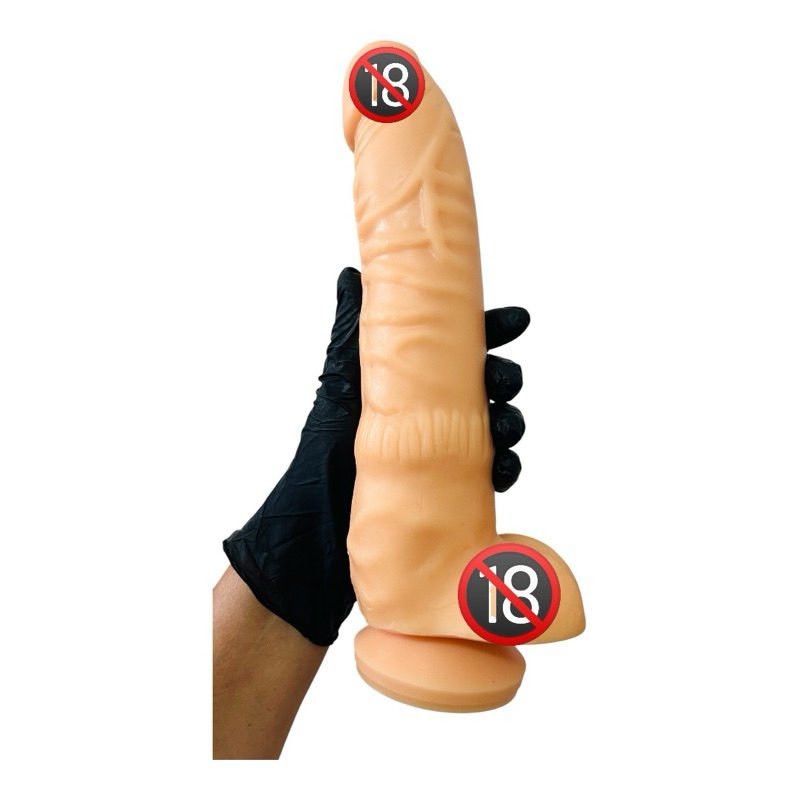 Penis Macio Gigante Em Silicone E Ventosa 30cm X 5,5cm