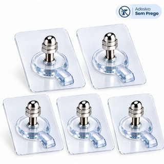 5/10/20 PÇS Gancho de Parede Adesivo Multiuso Para Pendurar Quadros Utensílios De Cozinha Banheiros Parafuso