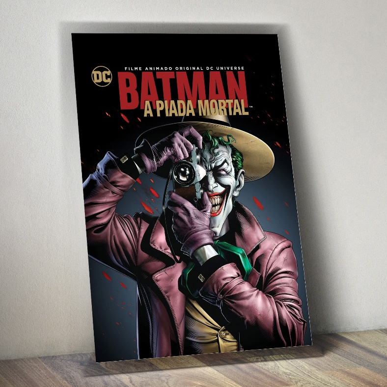 Placa Decorativa MDF Batman: A Piada Mortal (2016) - Quadro Parede & Decoração (14x20 ou 20x28)