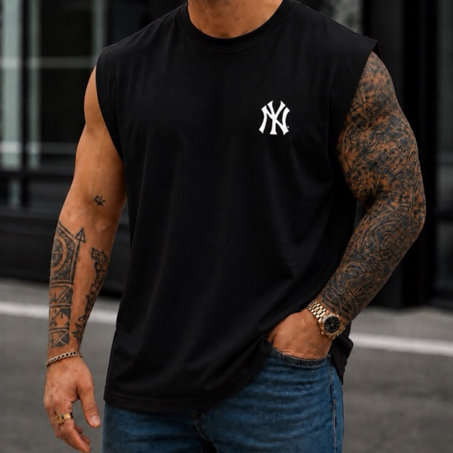 Camiseta Regata Streetwear Oversized Masculina academia treino Casual Do P ao G5