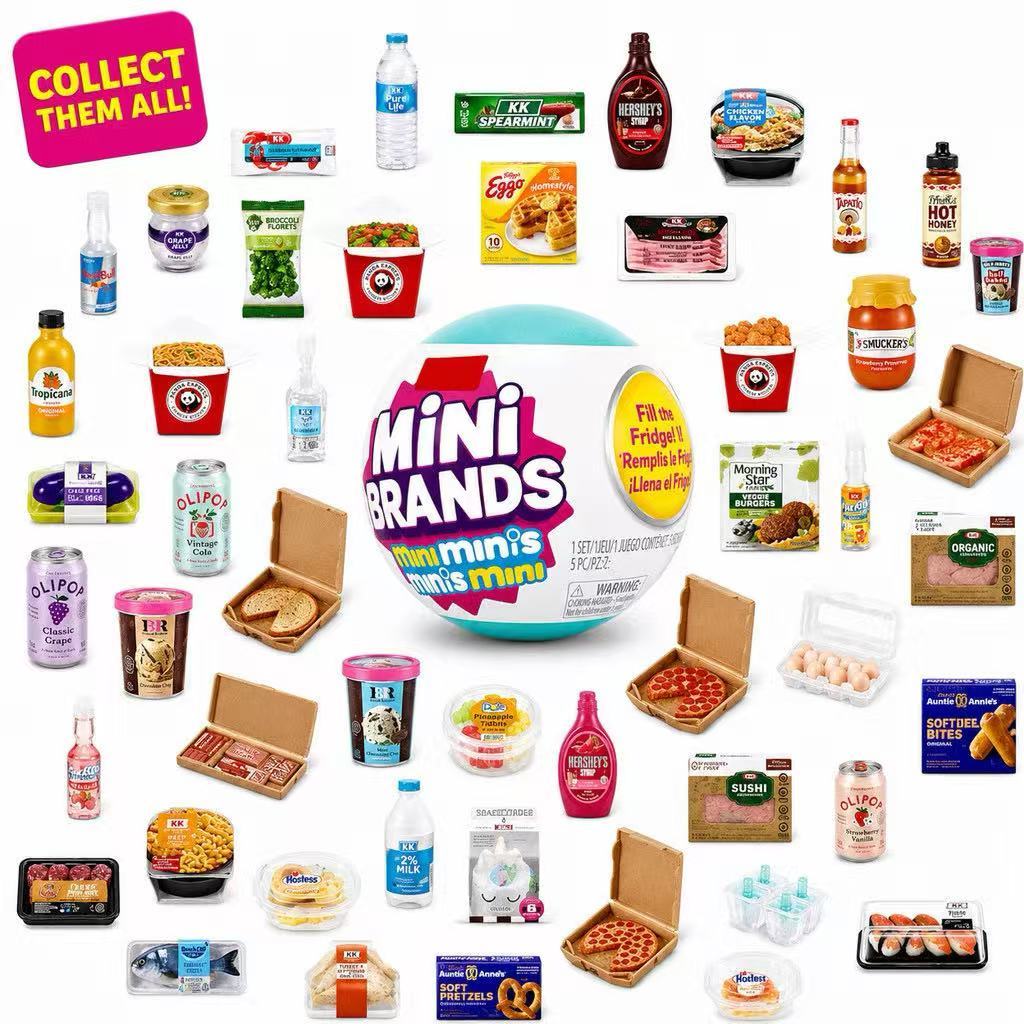 Geladeira Mini Minis + 2 Cápsulas Brinquedo Infantil — imagem 2 de 2