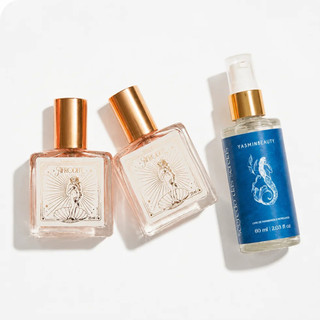 Kit Essenciais Da Sereia Yasmin Beauty - 2 Fragrância Mini Afrodite + Óleo capilar grátis