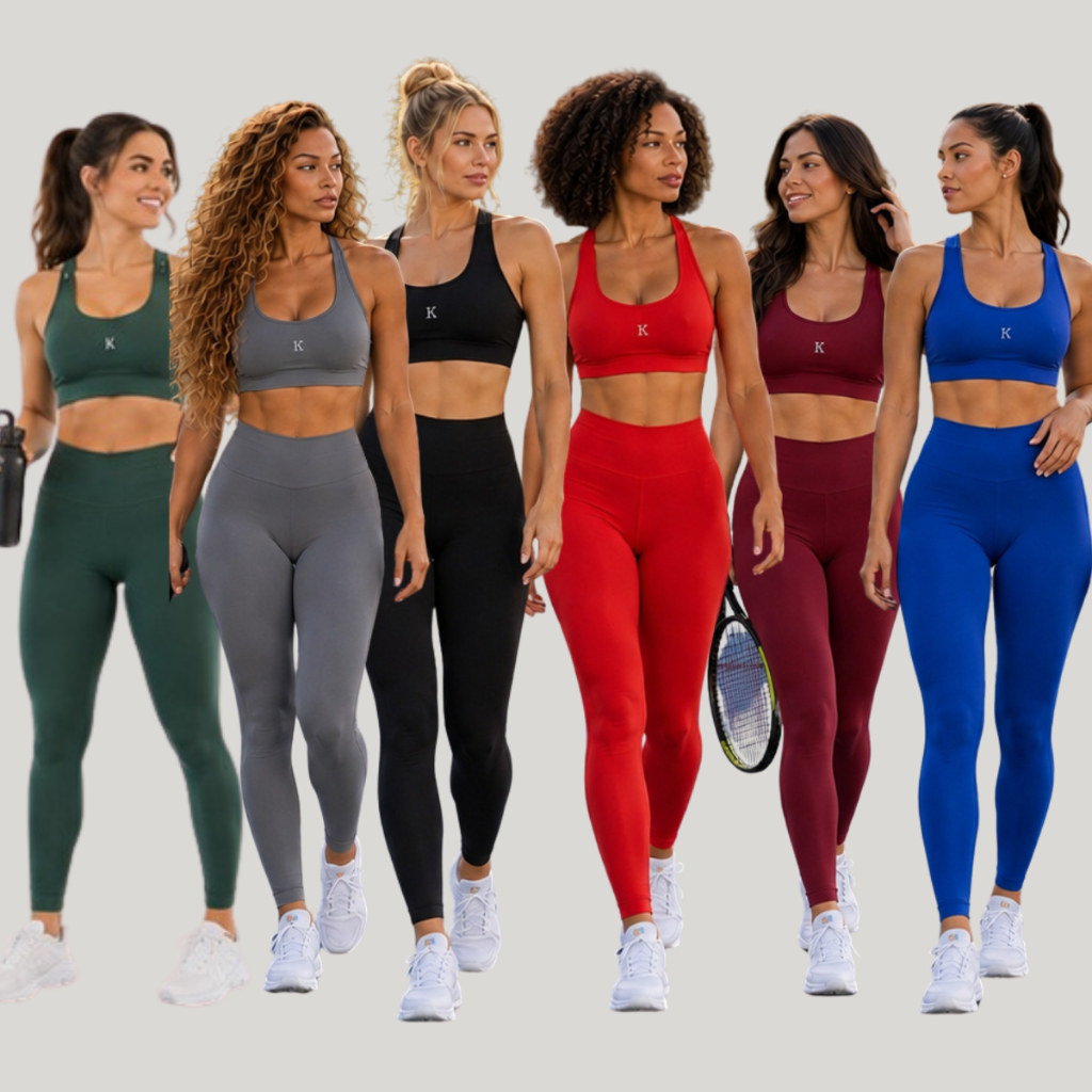 Conjunto Fitness Academia Feminino cintura alta Calça Legging e Top Alça Zero Transparência varias cores