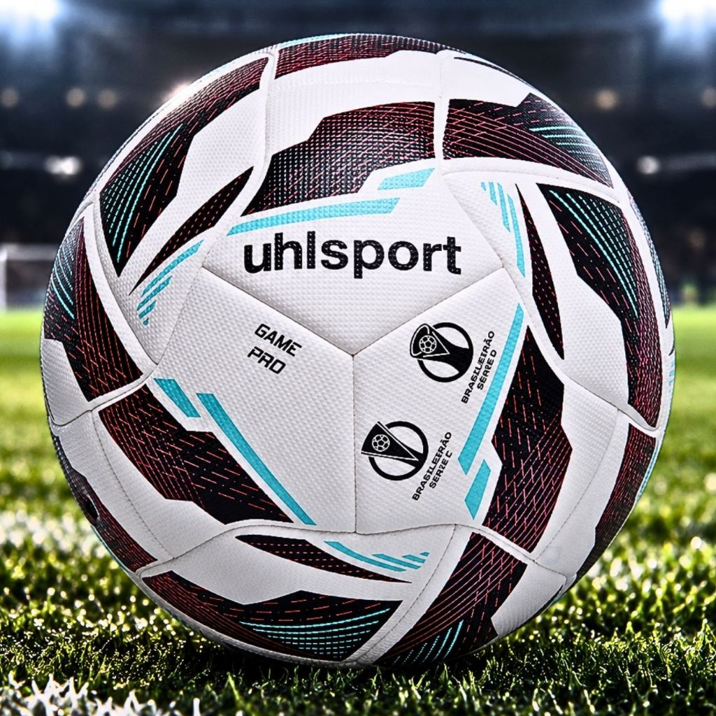 Bola de Futebol Profissional Campo Uhlsport Game Pro Brasileirão Série C D 2026 Original - Oficial