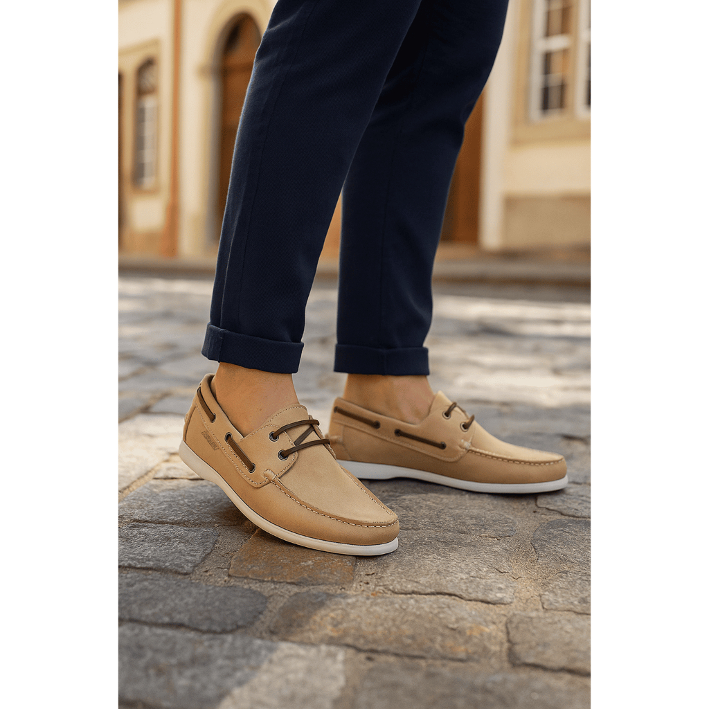 Mocassim Masculino Dockside Viena 606 Cores Conforto Drive Couro Legítimo Solado Borracha Casual — imagem 2 de 2