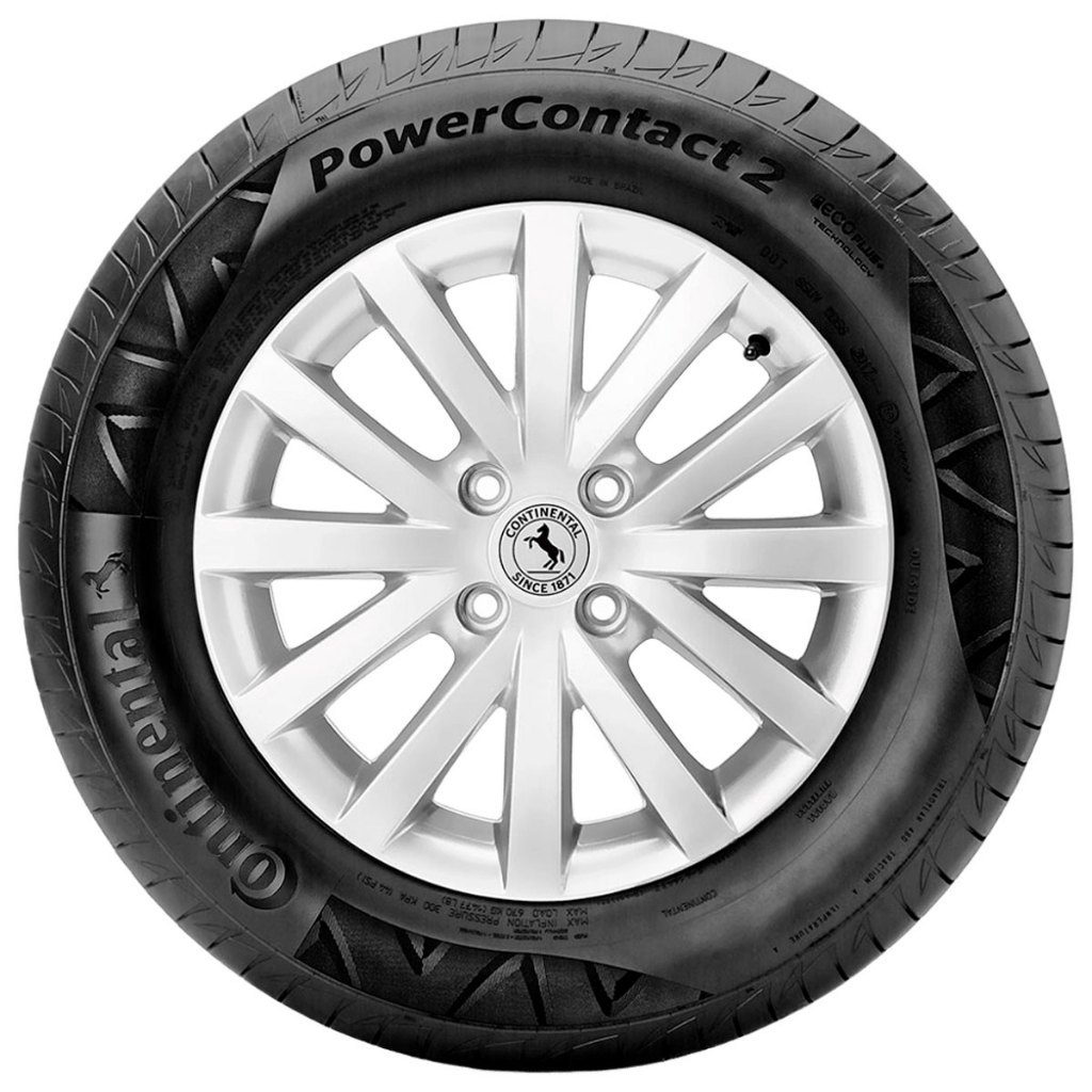 Pneu Aro 16 Continental 195/55 R16 87H Fr Powercontact 2 — imagem 2 de 2