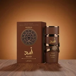 Perfume Árabe Lattafa Asad Bourbon Masculino Eau de Parfum Original - 100ml