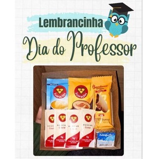 Lembrancinha De Café Dia Dos Professores Lembrancinha Para Professora Kit De Café Presente Cesta de Café Da Manhã