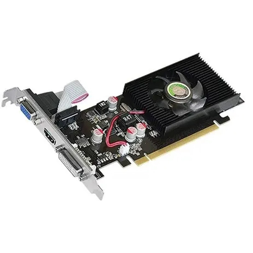 Placa de vídeo PCI Express VGA/DVI/HDMI Retro Games GeForce 6200TC / GF7200GS / GF8400GS / GF210 / ATI Radeon X1550
