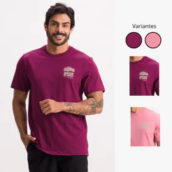 Camiseta Básica Masculina Praia Rota do Mar 100% Algodão Estampada Confortável Macia Promoção