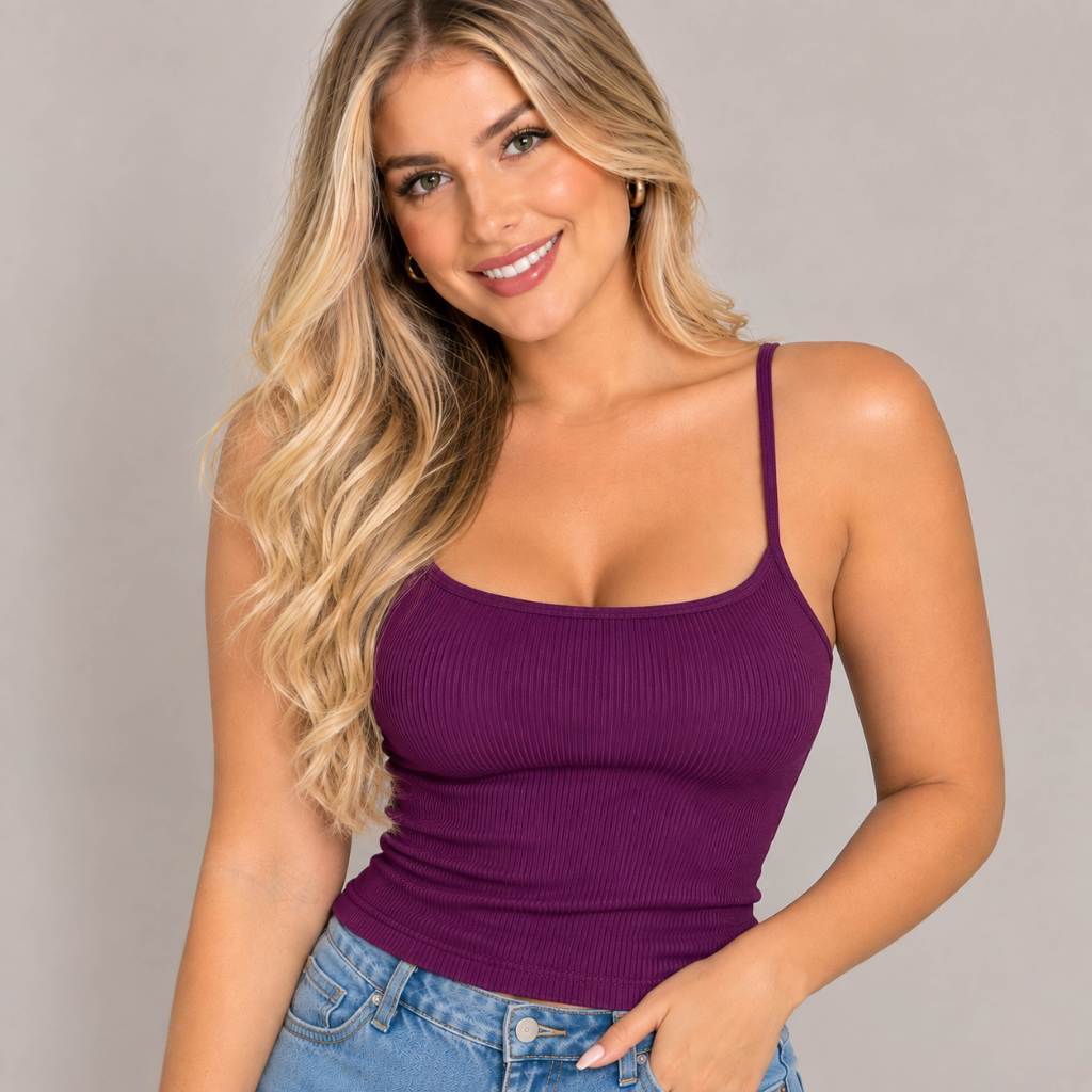Blusa Regata Feminina Blusinha De Alcinha Canelada Moda Feminina Tendência