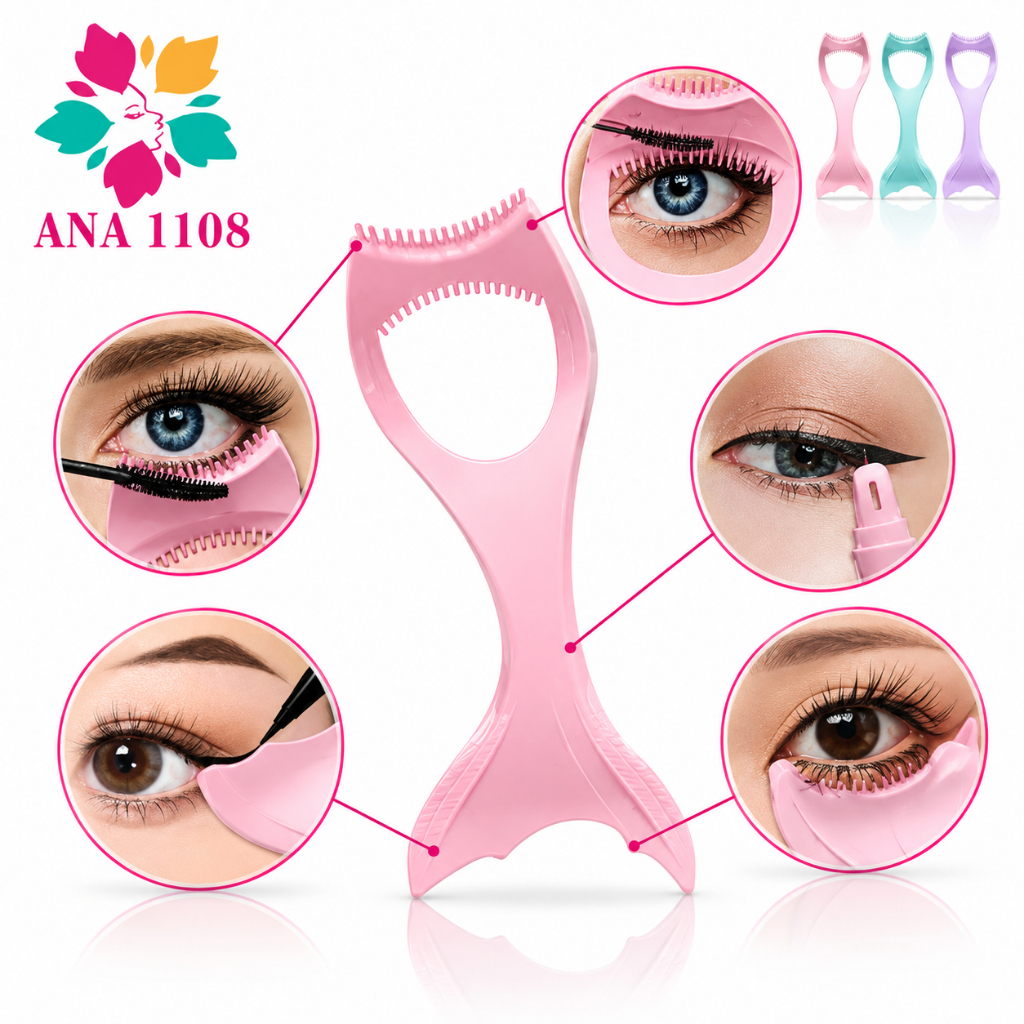 ANA1108 Protor de silicone e 150Unidades escovinhas com glitter Extensão de Cílios e sobrancelha — imagem 2 de 2