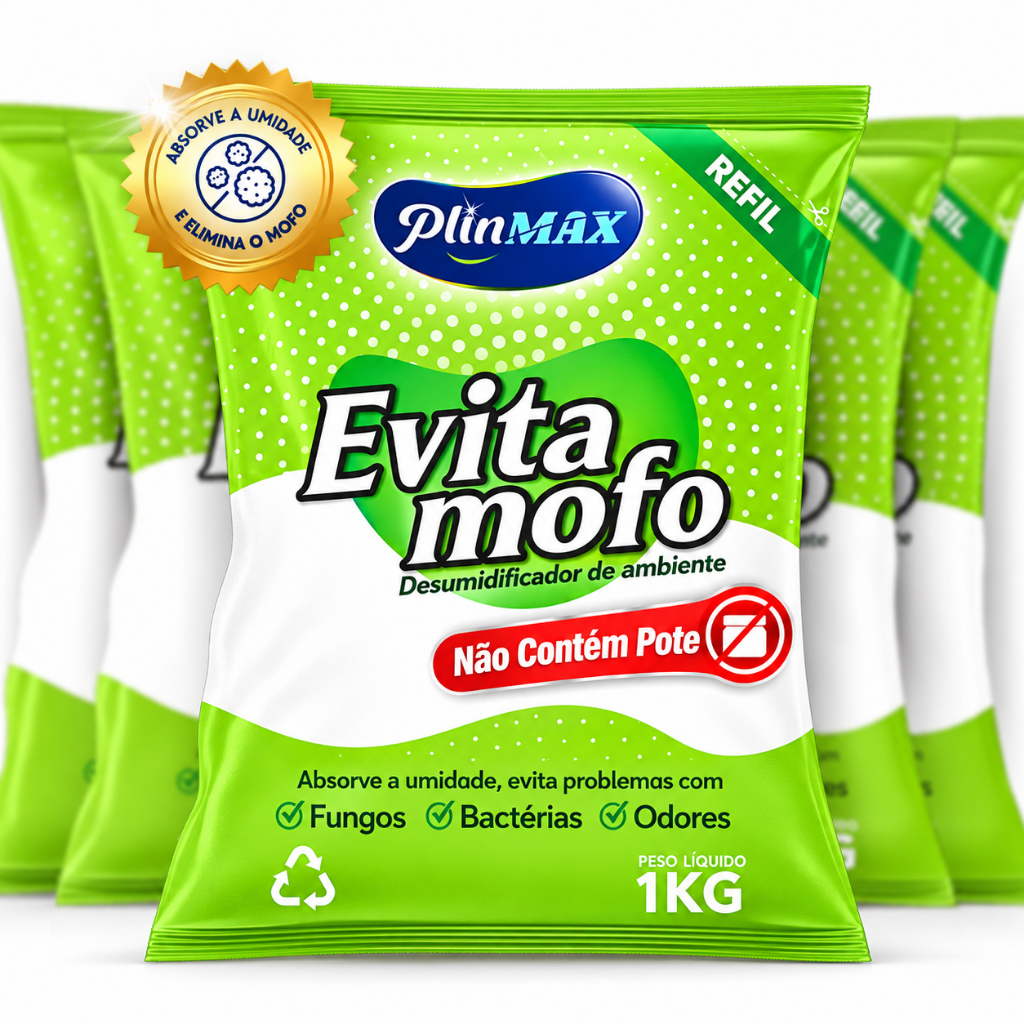 5kg Evita mofo PlinMax Desumidificador - Anti Mofo Refil