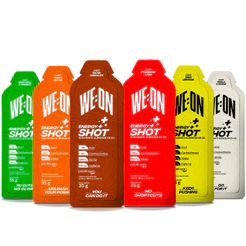 Energy Shot We:On Gel Carboidrato Kit 6 Sachês 35g para Bike Corrida Endurance