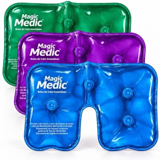 Bolsa Térmica Gel Hot Cold Instantânea Auto Aquecimento com Disco Alívio Dor Cólica Lombar Lesões Reutilizável Modelo C