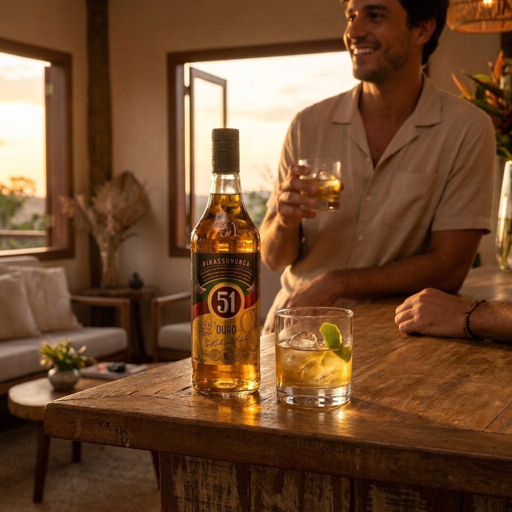 Cachaça 51 Ouro 965ML — imagem 2 de 2