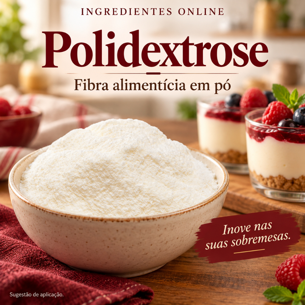 Polidextrose em Pó Adoçante e Fibra Alimentícia 1 Kg — imagem 2 de 2