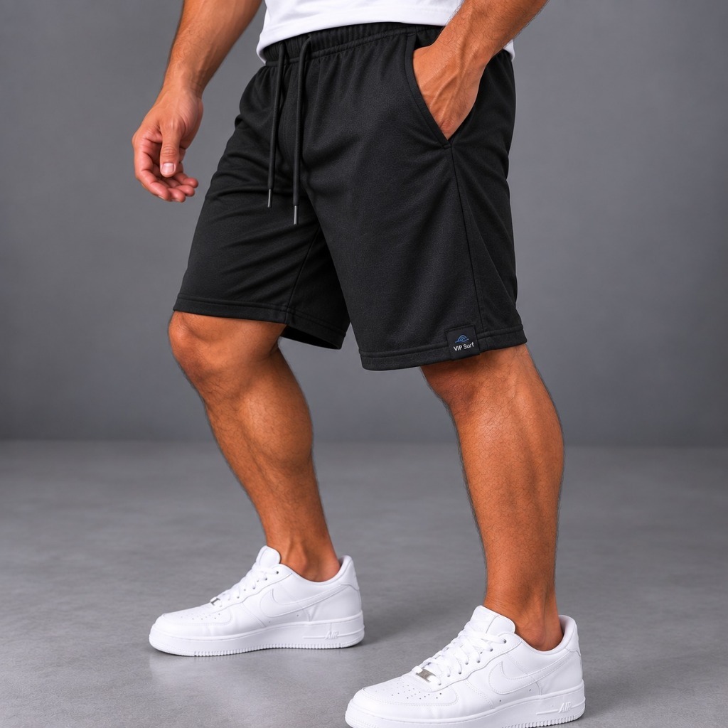 Kit 2 Bermudas Plus Size Masculinas Moletinho Shorts Academia Treino Casual G ao G4 — imagem 2 de 2