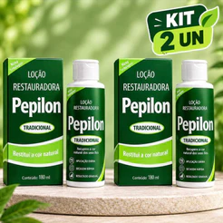 Kit 2 un Loção Restauradora Pepilon Tradicional 180 ml (Nova Embalagem)