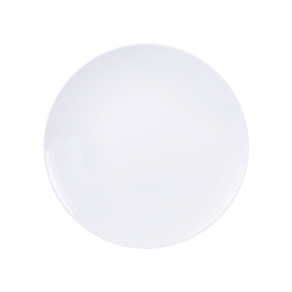 Kit 12 Pratos Rasos Tramontina Leonora Porcelana Branco 25cm — imagem 2 de 2