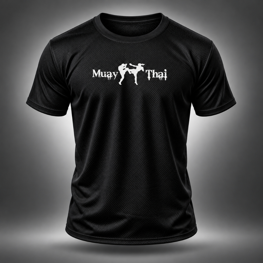 Camisa Dry Fit Masculina - Modelo MUAY THAI , Academia, Corrida,CrossFit,Ideal Para Treinos Intensos