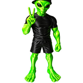 Boneco Et Alienígena Extraterrestre Decorativo short bone Praiano Paz