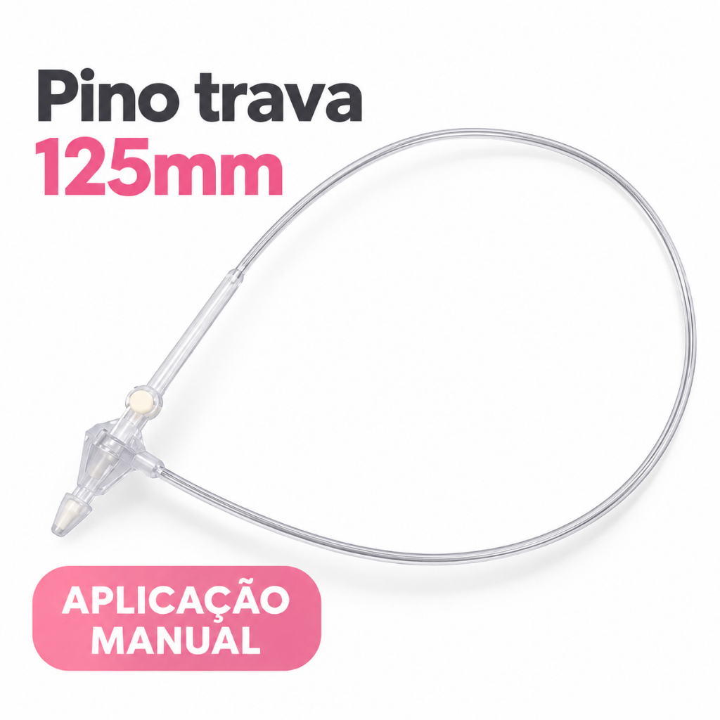 100 Pinos lacre Trava Anel, roupas e acessorios- 40mm e 125mm