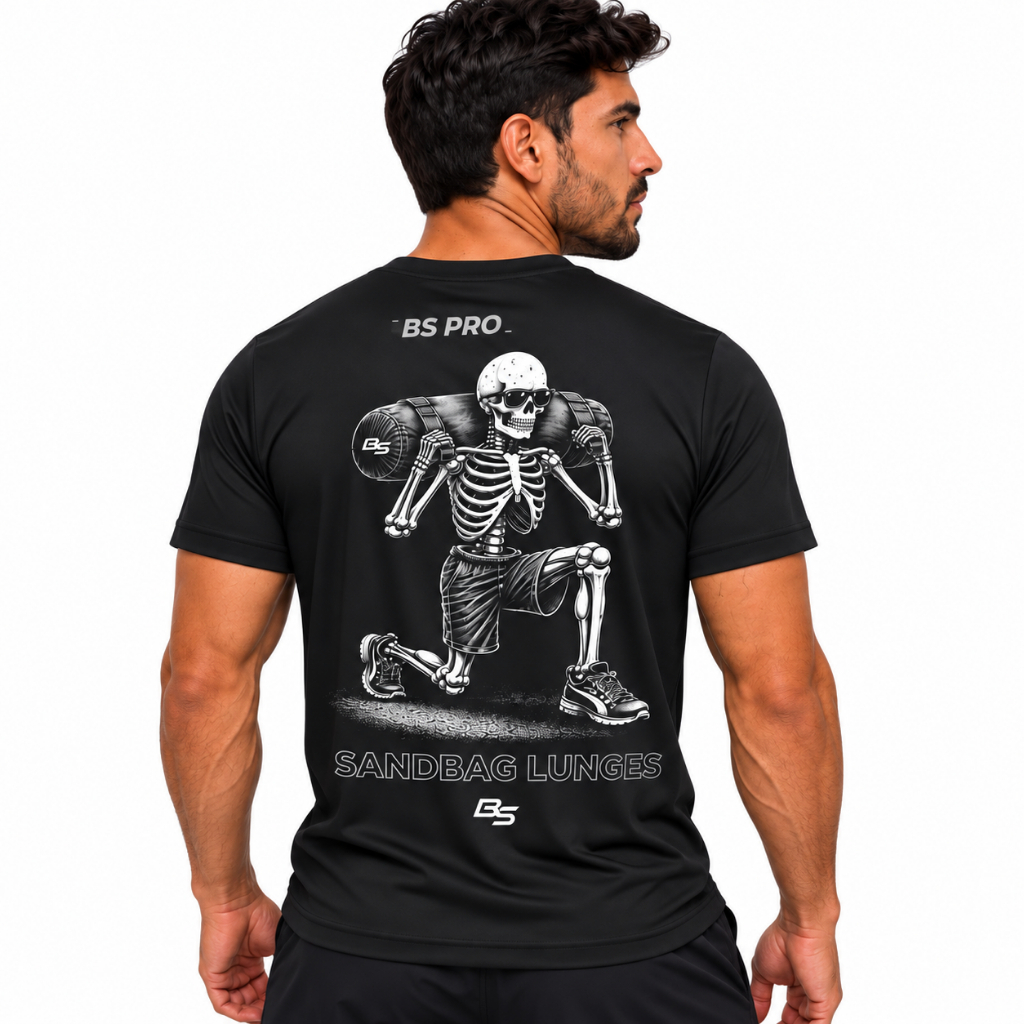 Camiseta Masculina Esportiva BS Pro Poliamida com Elastano Academia Cross Training Corrida Fitness