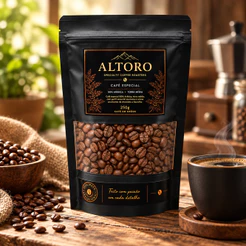 Café Especial 100% Arábica Torra Média Altoro. Notas Chocolate/Baunilha/Caramelo/Mel