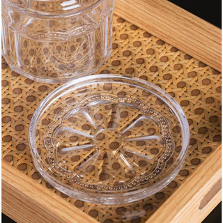 Prato Decorativo Belle Epoque 11cm Cristal Ecológico Lyor Doces Bombons Petiscos Mesa Posta Bandeja Aparador Elegante