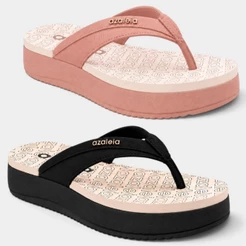 Tamanco Anabela Baixo Azaleia Feminino