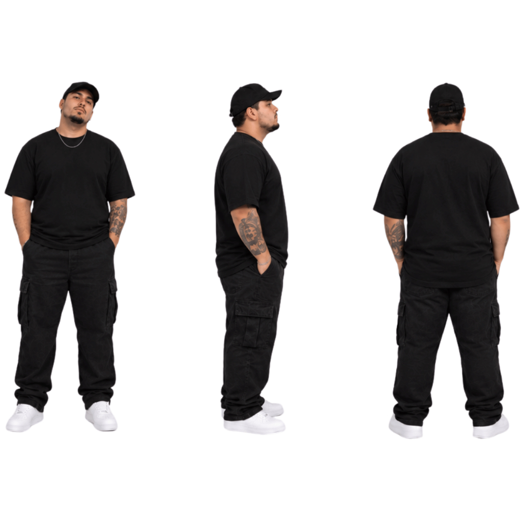 Camiseta Oversized Americana Sem Estampa Salvador Streetwear 100% Algodão Lisa Fio 30.1 Penteado Unisex Masculino