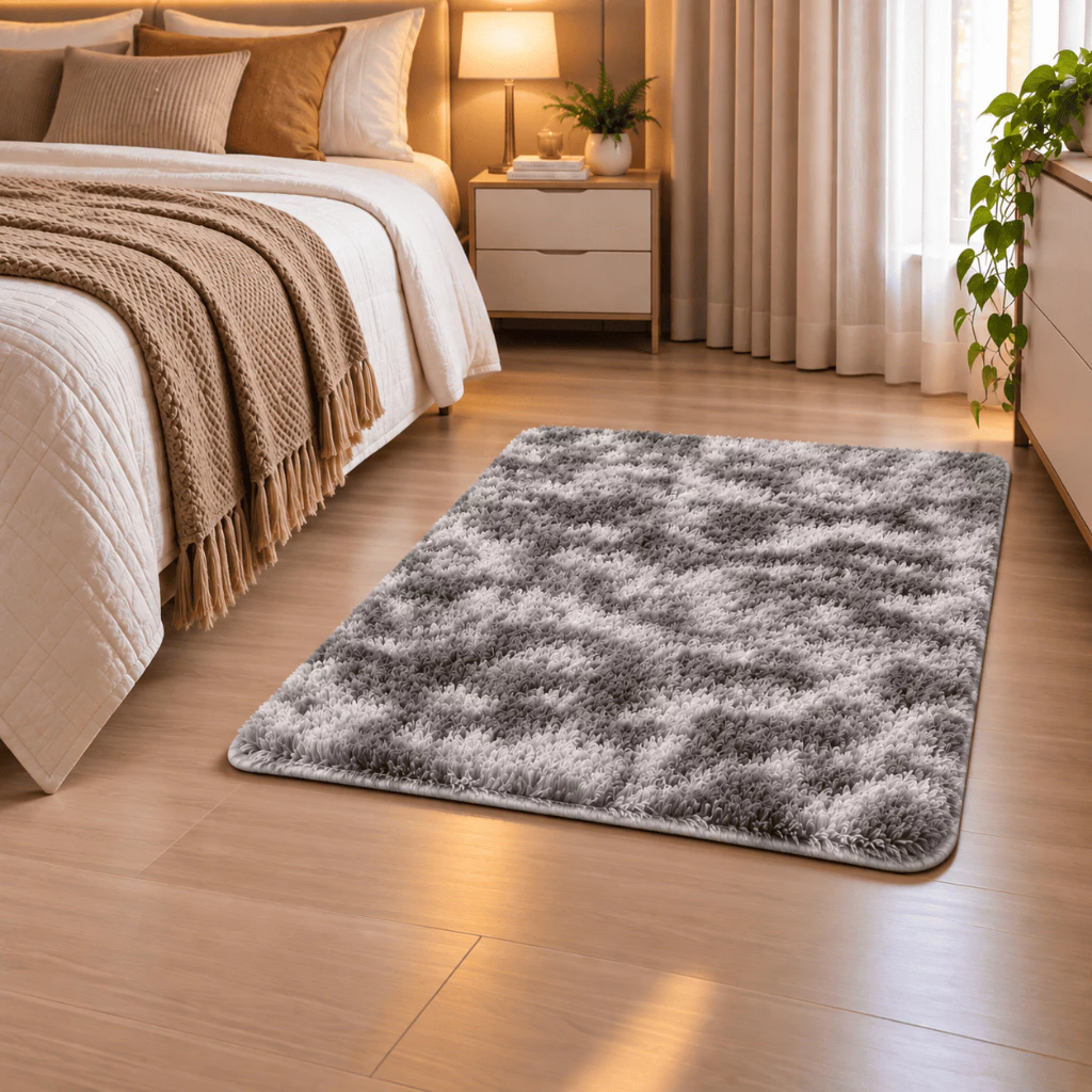Tapete Peludo Felpudo 1,50 X 1,00 Várias Cores Para Sala E Quarto — imagem 1