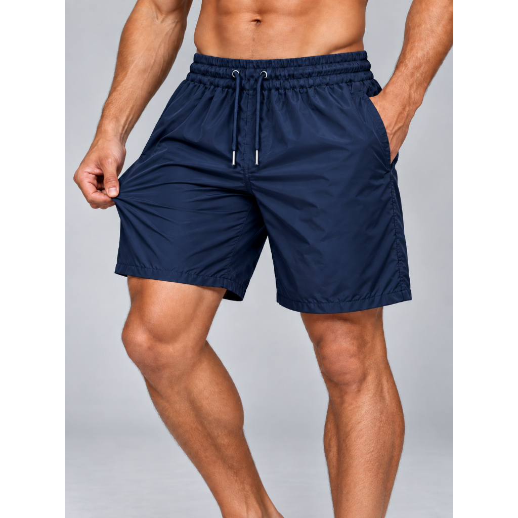Short Tactel Praia Masculino Elastano Bermuda Academia Corrida Verão Treino Mauricinho