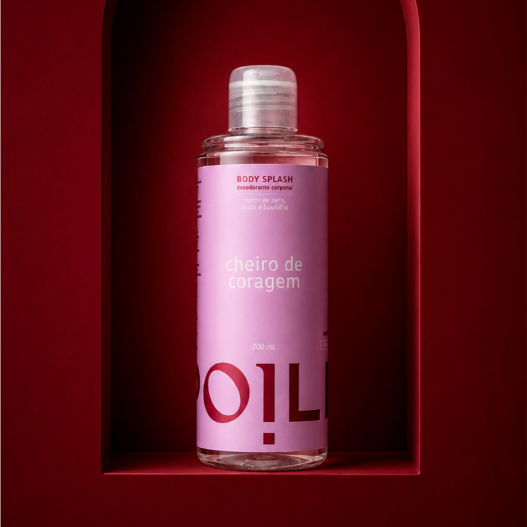 Refil Body Splash Cheiro de Coragem 200ml Spoiler Feminino Fragrância Corporal Marcante Dia a Dia · foto 2