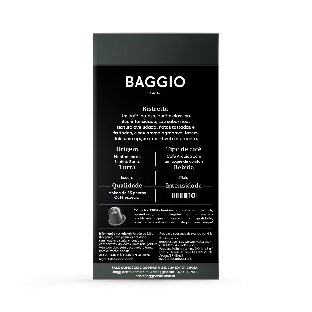 Baggio Café Kit Intensidades 60 Cápsulas para Nespresso — imagem 2 de 2