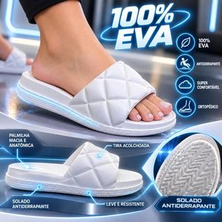Chinelo Feminino Nuvem Slide borracha EVA Sandalia Feminina Rasteirinha Estiloso Leve Macio Sandalha