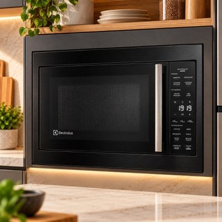 Micro-ondas de Embutir Electrolux ME3BP 34L Preto Experience Descongelamento Assistido